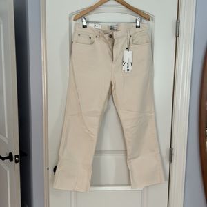 Zara The Bootcut Pant in Ecru